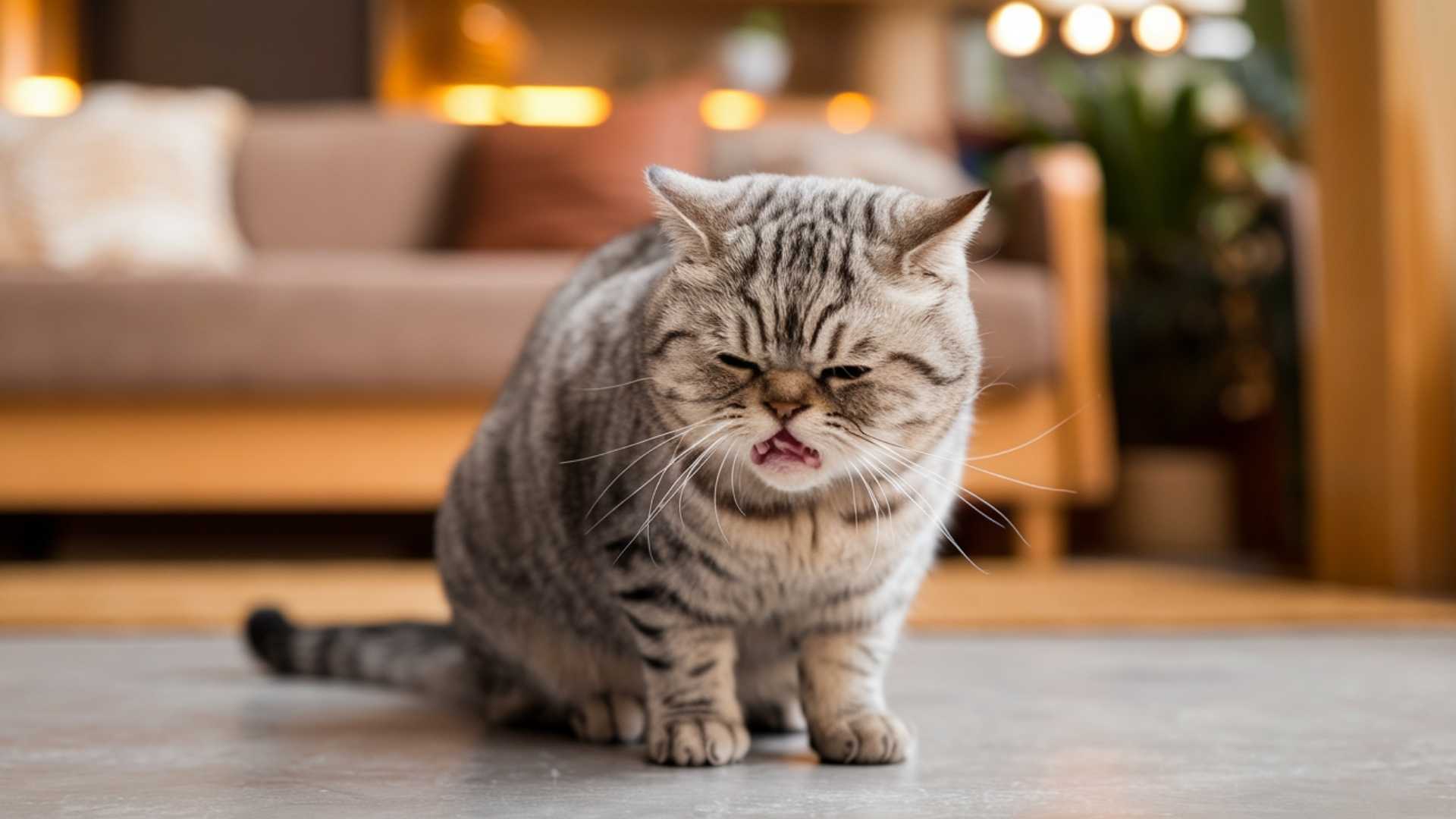 gato vomitando